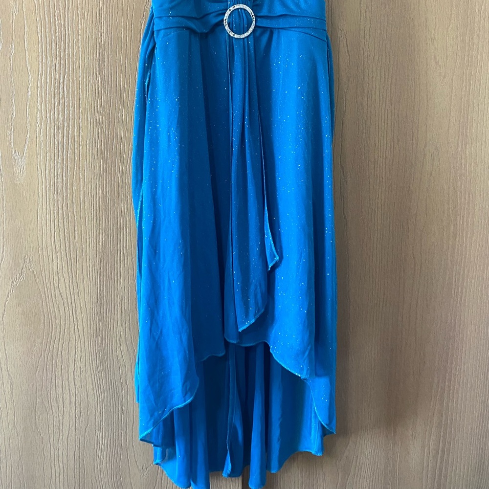 Ruby Rox Sparkly Blue Dress - Picture 2 of 3